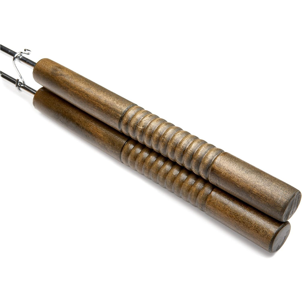 Cast Iron Hot Dog and Brat Cooker with Long Handle for Campfire Cooking