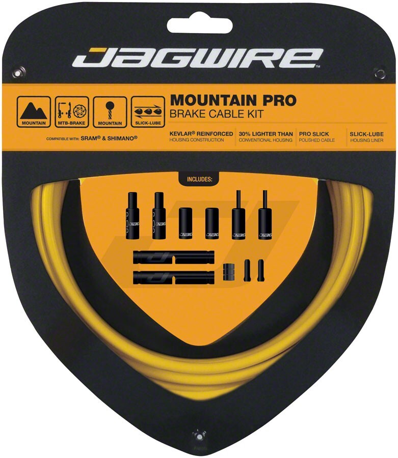 Jagwire Mountain Pro Brake Cable Kit for MTB - All Colors