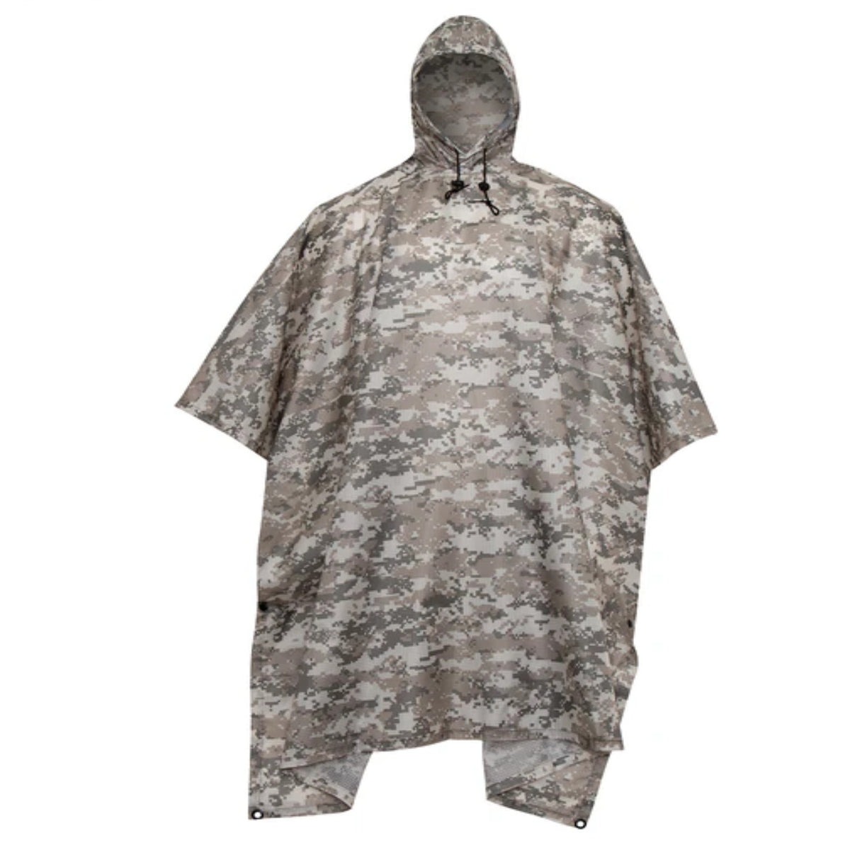 Waterproof Military G.I. Style Poncho Tent Shelter ACU Digital Camo