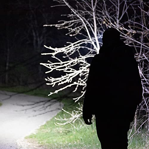 Rechargeable LED Headlamp with Auto-Off and Multiple Modes – Spot & Flood Light