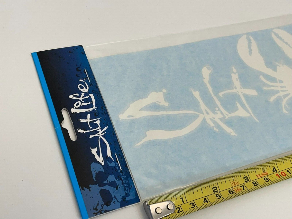 Salt Life 12-Inch Vinyl Surface Mount Decal for Boats & Vehicles