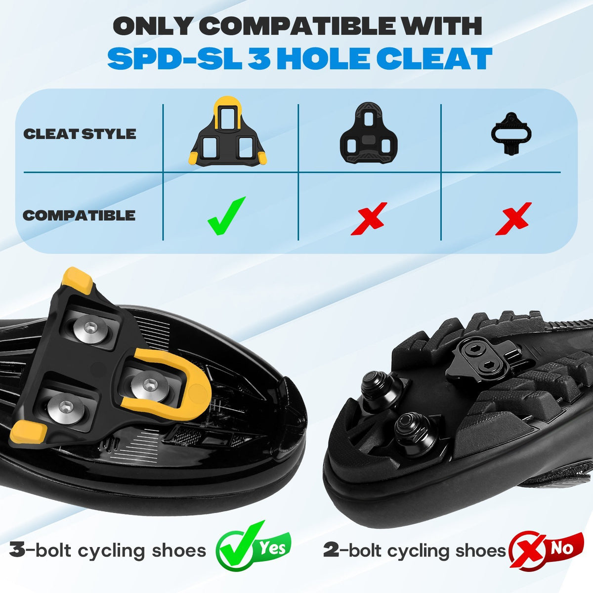 Road Bike Pedals with Cleats - Shimano SPD-SL Clipless Pedals