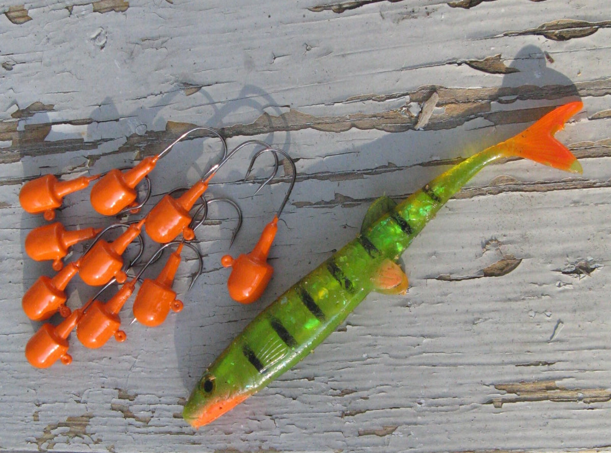 Fishing Lure Bullet & Snoot Combo Set for Pike Walleye Perch