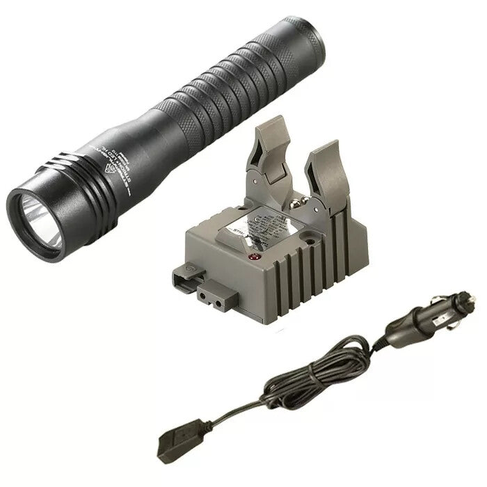 High Brightness LED Flashlight with Multiple Modes and Rechargeable Battery