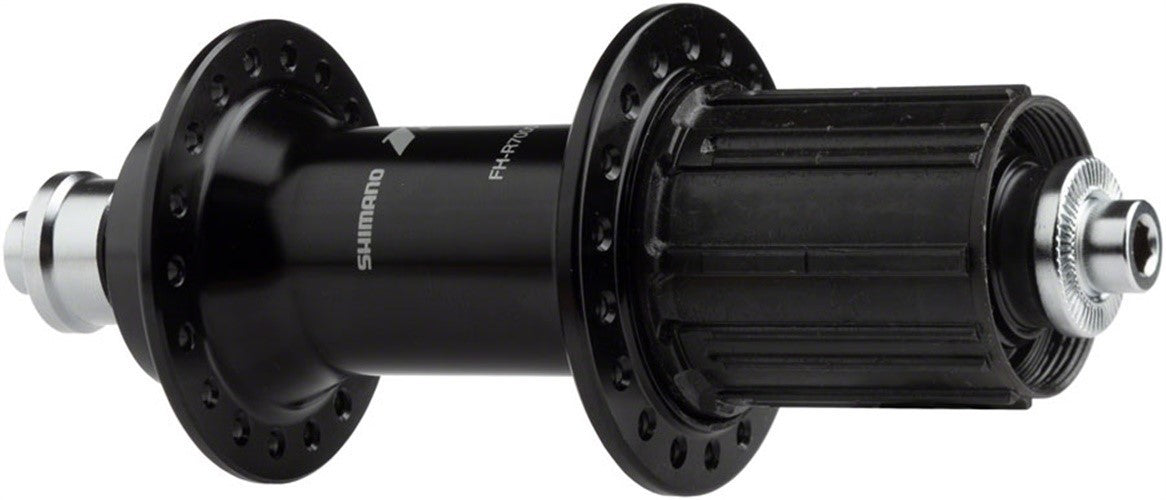 Shimano 105 FH-R7000 Rear Hub - QR x 130mm, Rim Brake, HG 11, Black, 32H
