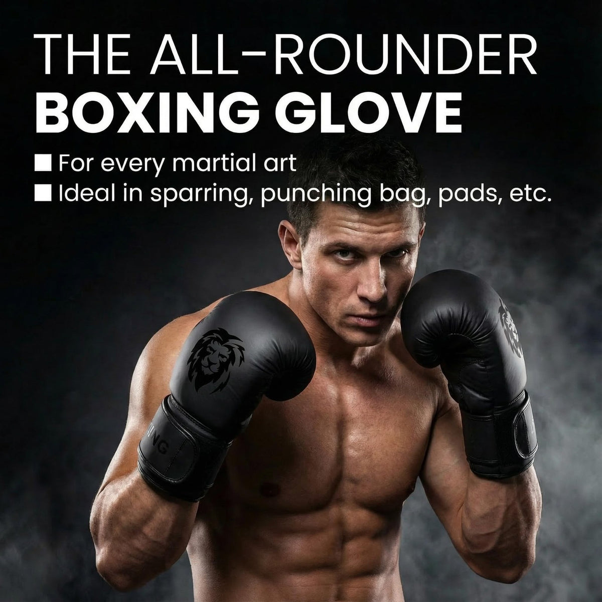 Boxing Gloves 16 oz for MMA Kickboxing & Training - Maximum Support & Ventilation