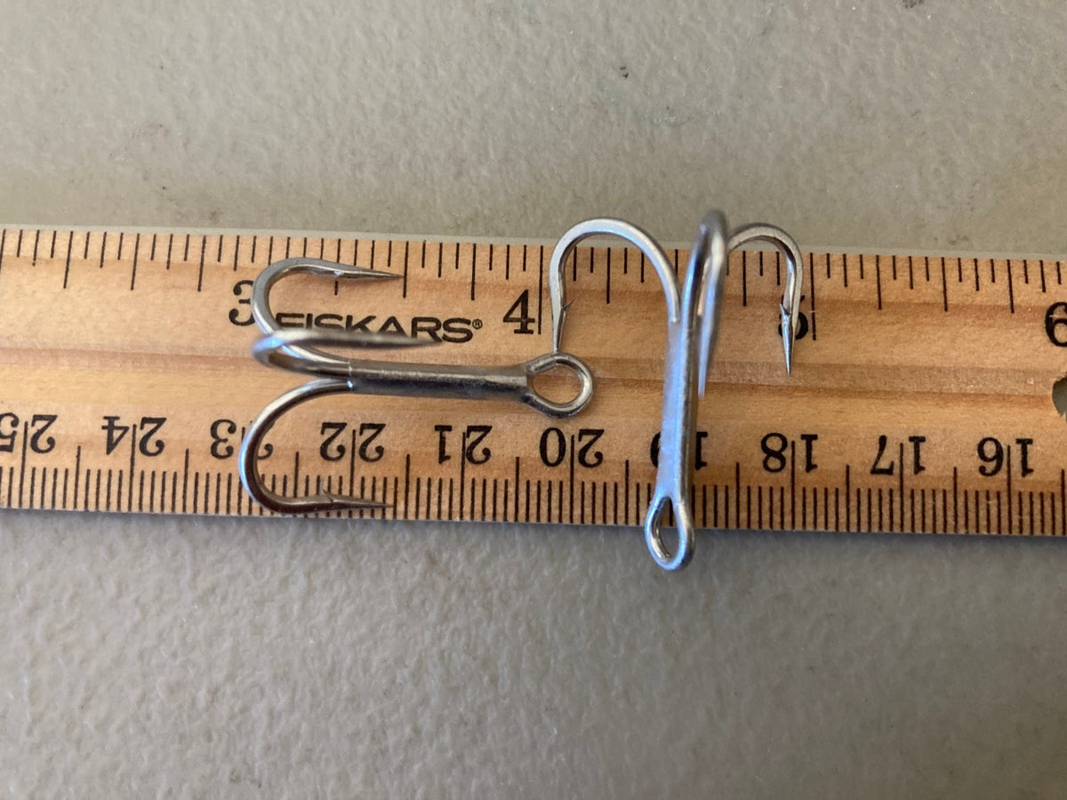 Gamakatsu 4X Strong Size 1 Treble Hooks – Saltwater & Freshwater Fishing