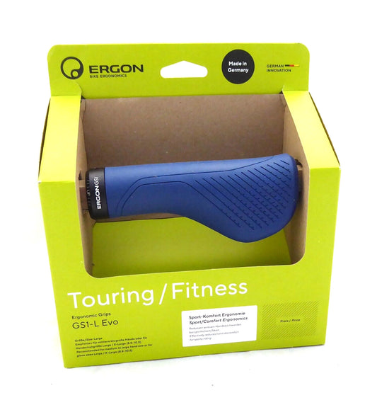 Ergon GS1 Evo Handlebar Grips - Large, Nightride Blue Cycling Accessories