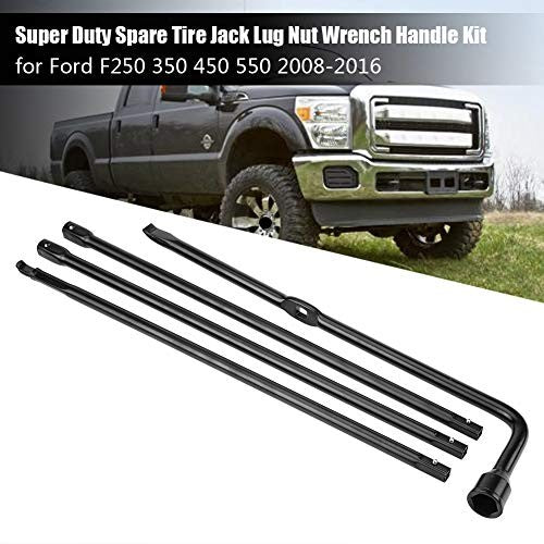Heavy Duty Spare Tire Tool Kit with Wrench & Case for F250 2008-2016