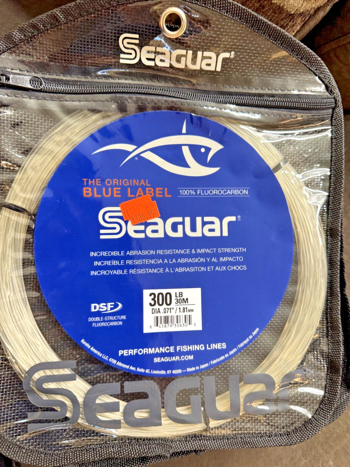 Fluorocarbon Fishing Line Coil 30M High Strength Saltwater Leader Line