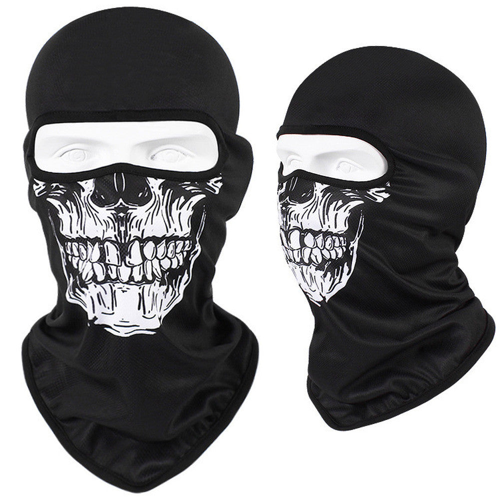 Full Face Mask Balaclava Ghost Skull Windproof Cycling & Tactical Hood