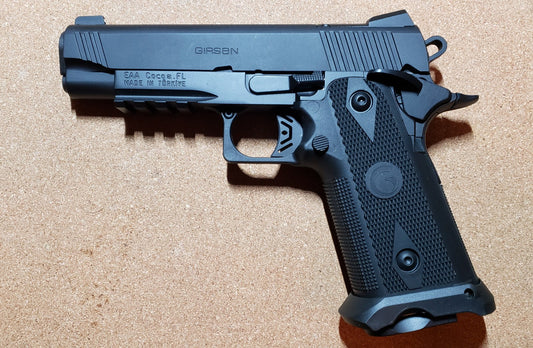 Fixed Compact Beavertail Grip Safety for Pistols - Lightweight Carbon Fiber Reinforced Polymer