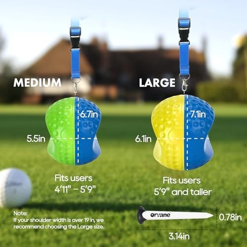 Golf Swing Trainer Aid for Posture and Impact Improvement - Upgrade Set