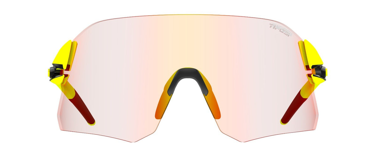 Cycling Sunglasses with Photochromic Red Mirror Lenses - Large Fit