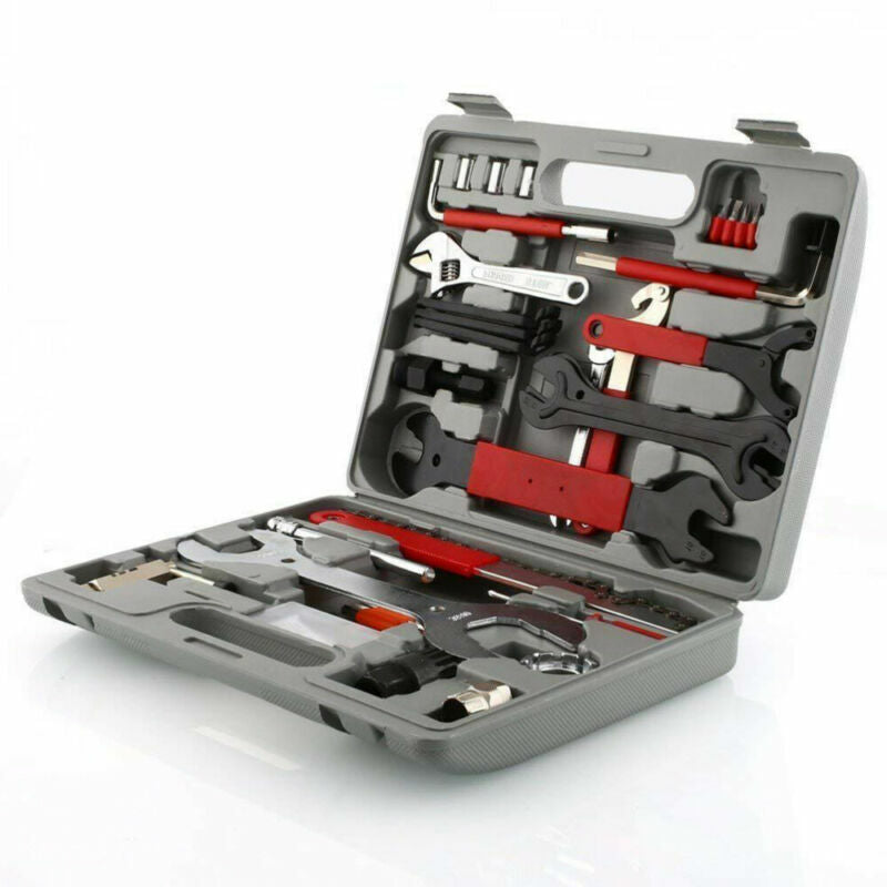 44PCS Bike Repair Tool Kit Set - Bicycle Maintenance & Cycling Gear