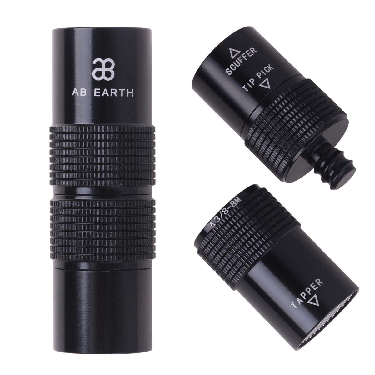 Aluminum 4-in-1 Billiard Cue Tip Repair Kit Scuffer Tapper Joint Protector