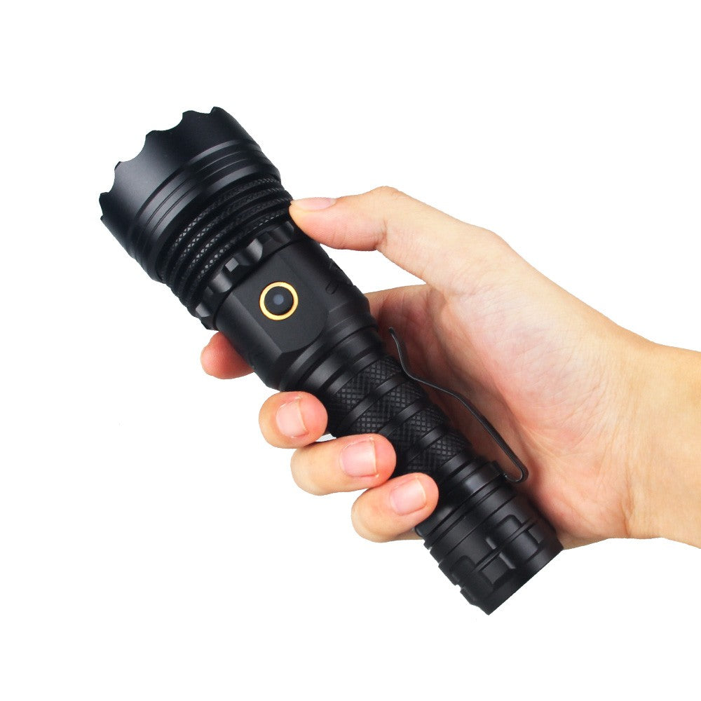 Rechargeable Waterproof Laser LED Flashlight 5 Modes - 50000 Lumens