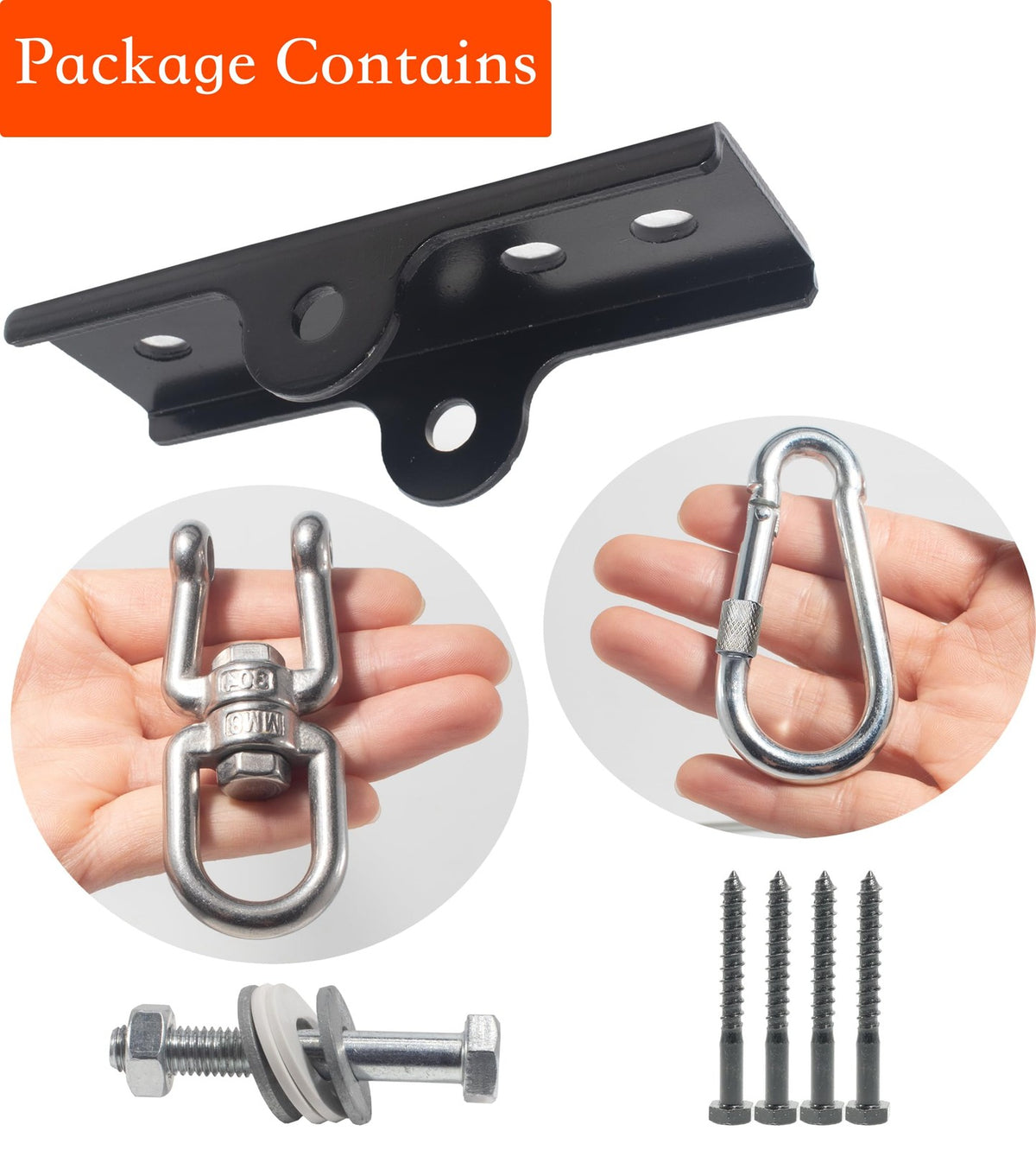 Heavy Duty Punching Bag Hanger Ceiling Mount Reinforced Steel Support 300 Lbs