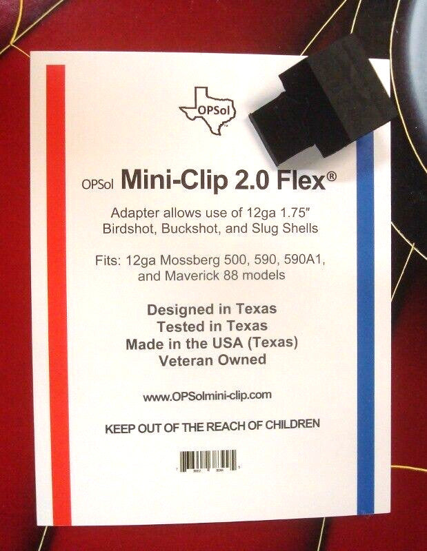 Mini Shell Adapter for 12 Gauge Mossberg & Maverick Shotguns - USA Made