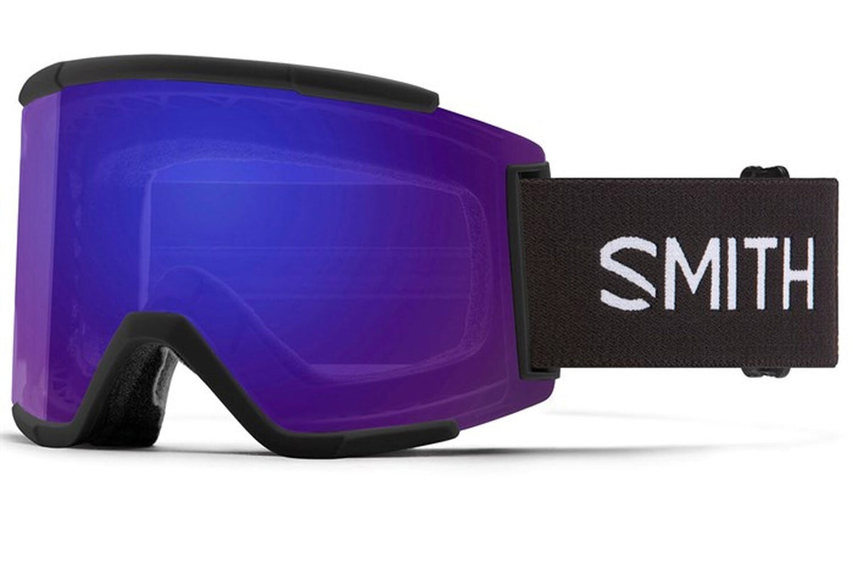 Snow Goggles with Interchangeable Lenses Black Frame & Mirror Lens