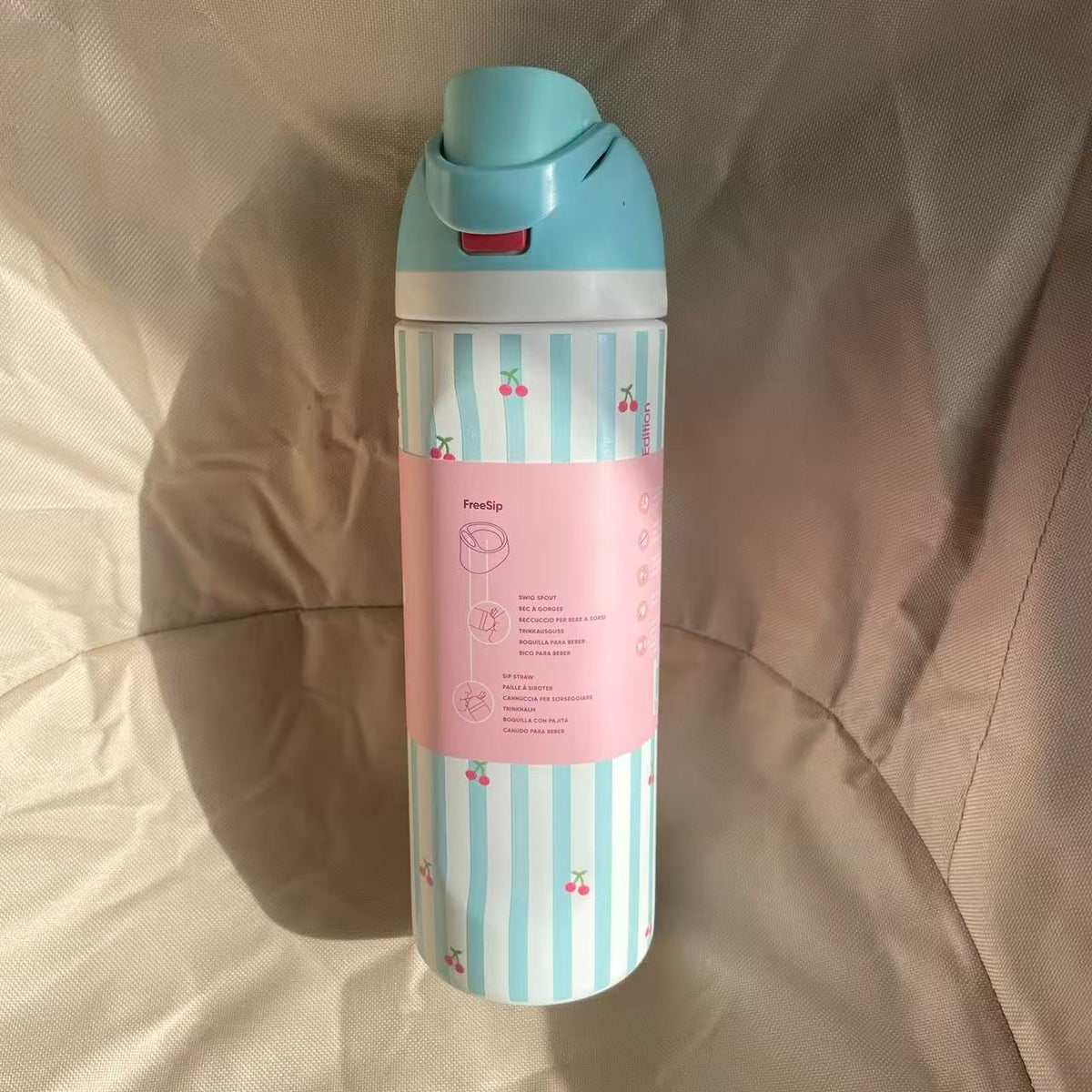Insulated Stainless Steel Water Bottle with Leak-Proof Lid - 24oz