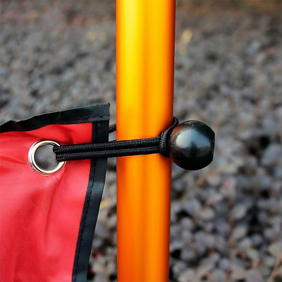 Heavy Duty Black Bungee Cords with Balls for Tarp Canopy Tie Downs 6-9 Inch