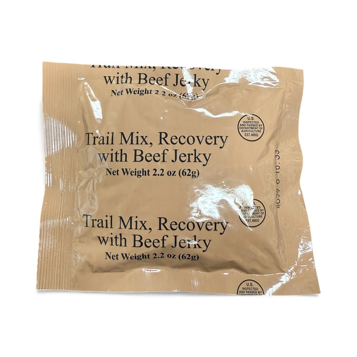 Military-Style Recovery Trail Mix with Beef Jerky - 6, 12, 60, 100 Pack