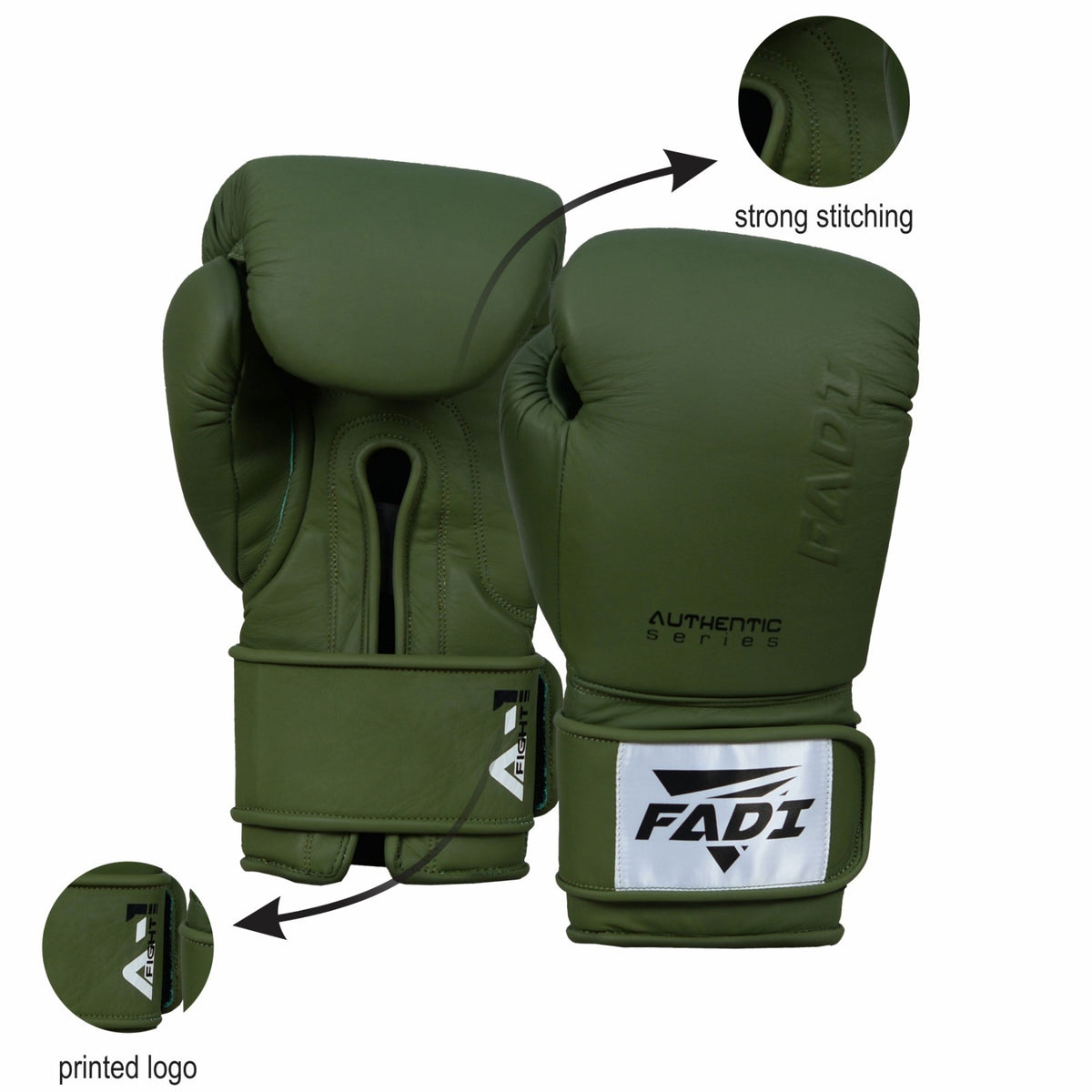 16oz Green Boxing Gloves - 2 Pairs Sparring MMA Muay Thai Gear
