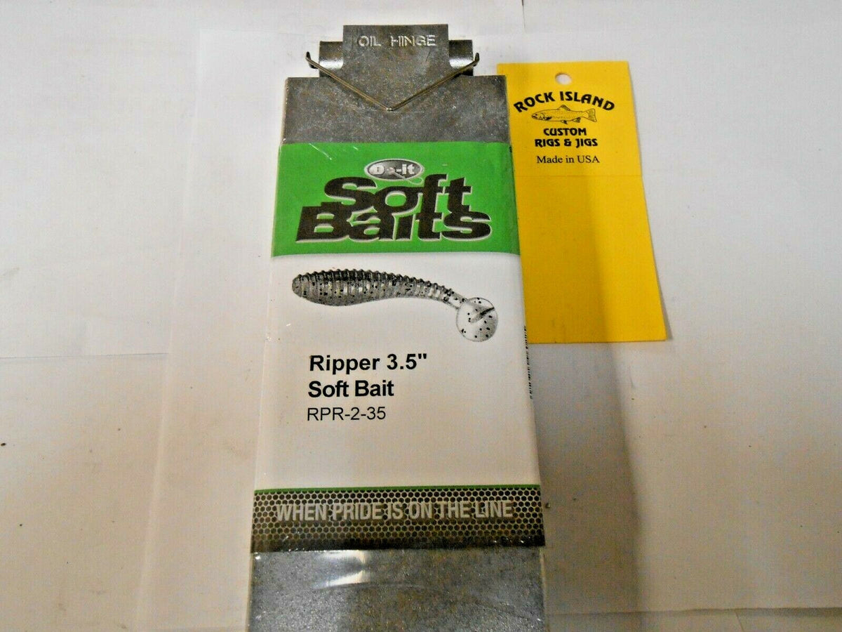 3.5 Inch Soft Bait Mold for Fishing Lures - Ripper Do-It Model 96022
