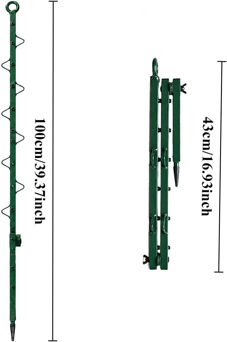 Camouflage Branch Stand Set for Hunting Tree Concealment - Weatherproof Metal
