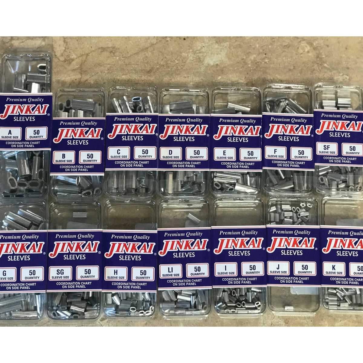 Aluminum Crimp Sleeves for Offshore Rigging – 50 Pack