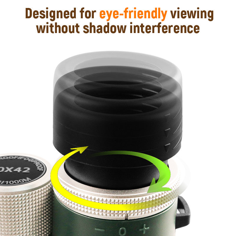 Waterproof Fogproof 10x42 Binoculars for Outdoor Bird Watching & Nature Viewing