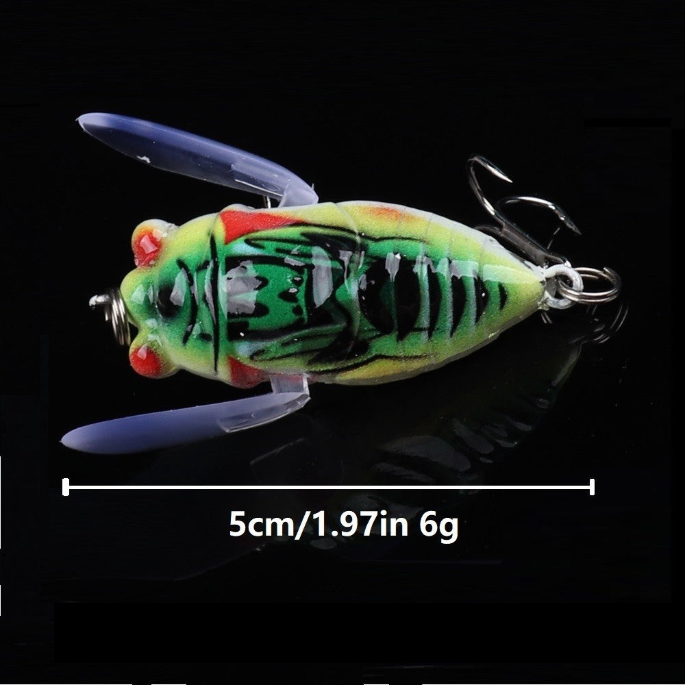 8pcs Topwater Fishing Lures Plastic Hard Bait Artificial Bionic Tackle Set