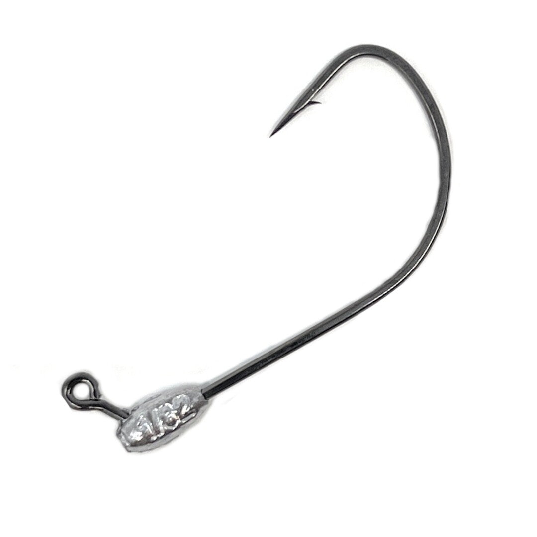 Reaction Tackle Lead Tube Jig Heads 10 Pack Fishing Lures for Bass & Smallmouth