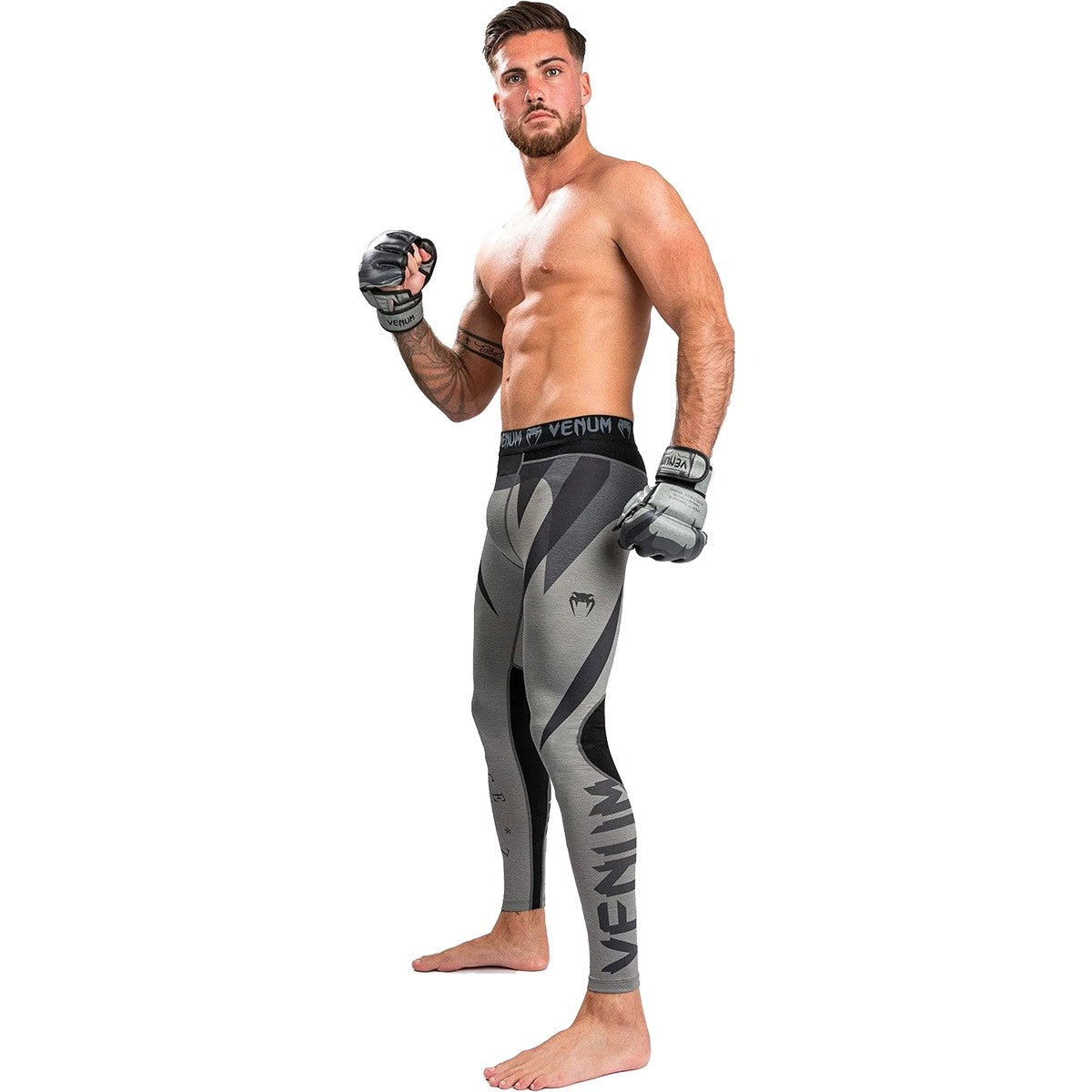 Compression Spats for Boxing & Martial Arts - Mineral Green