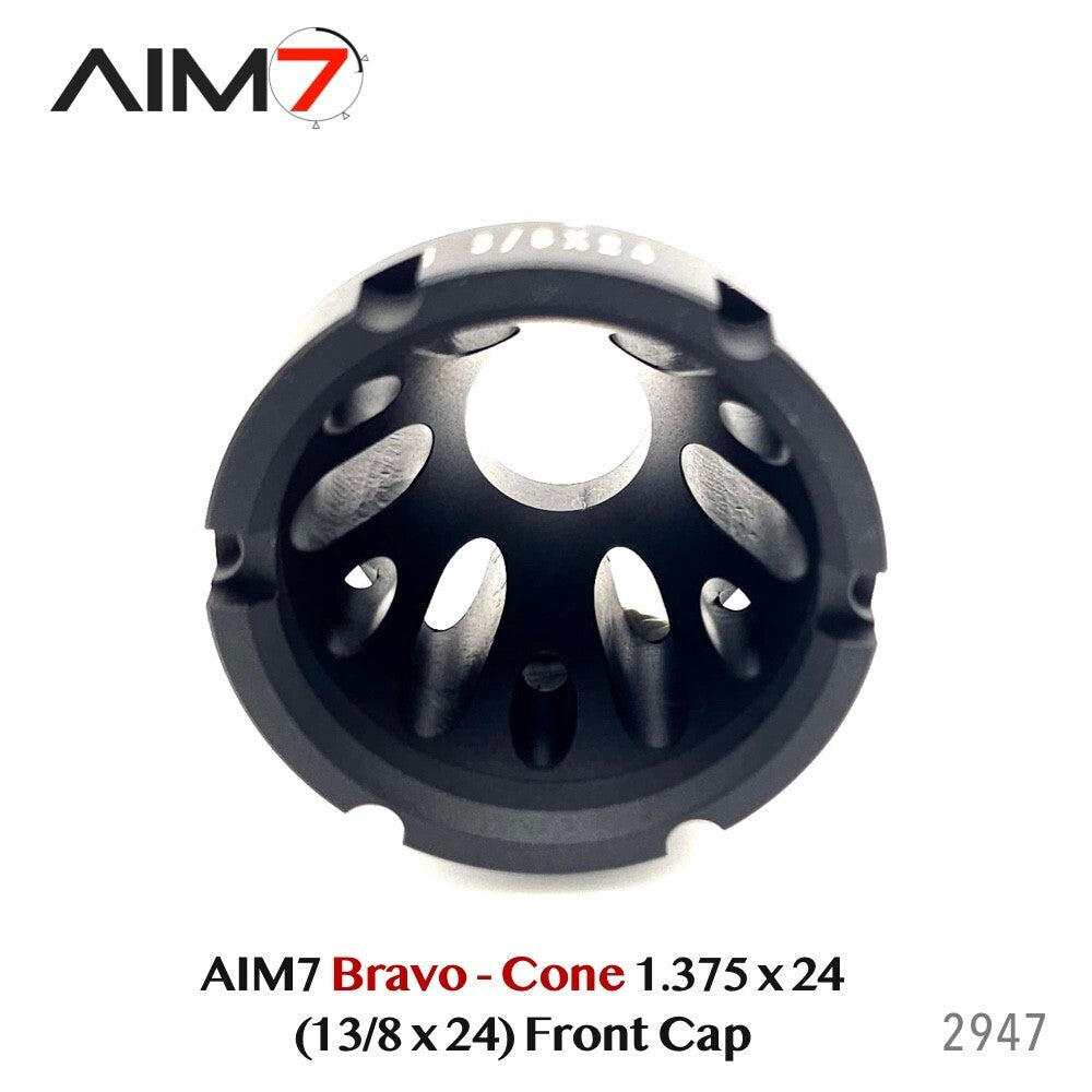 Aim7 Bravo Cone 1.375 x 24 Threaded Front Cap for Hub Mounts
