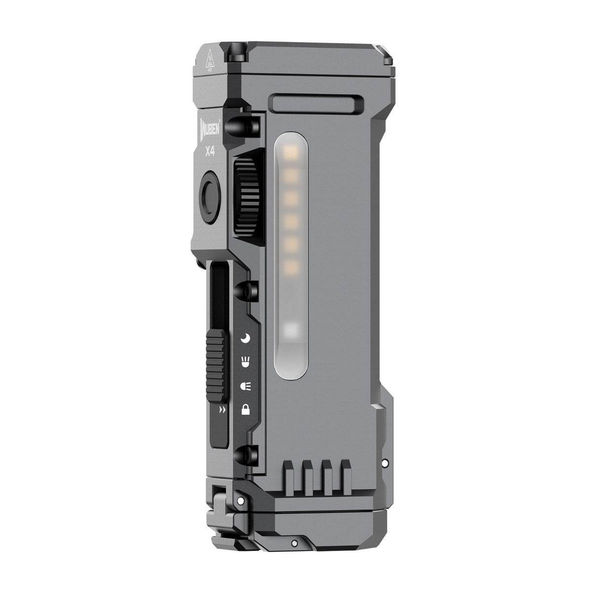 Rechargeable Tactical EDC Flashlight 1500 Lumens Compact USB-C