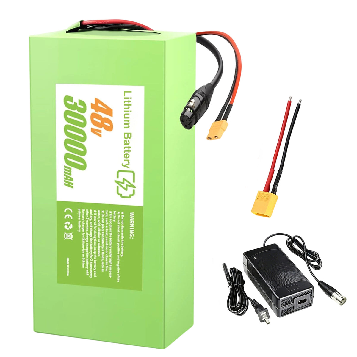 Electric Bicycle Battery Pack 36V 48V 52V 10Ah-30Ah for E-Bikes UL Certified