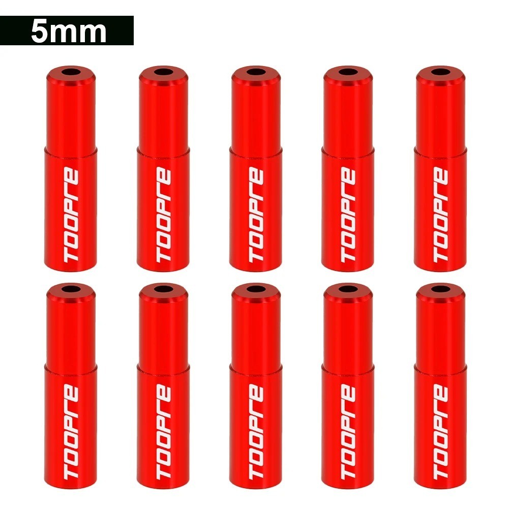 Aluminum Bicycle Cable End Caps 4mm & 5mm Set for MTB Road Bike Brake & Shift