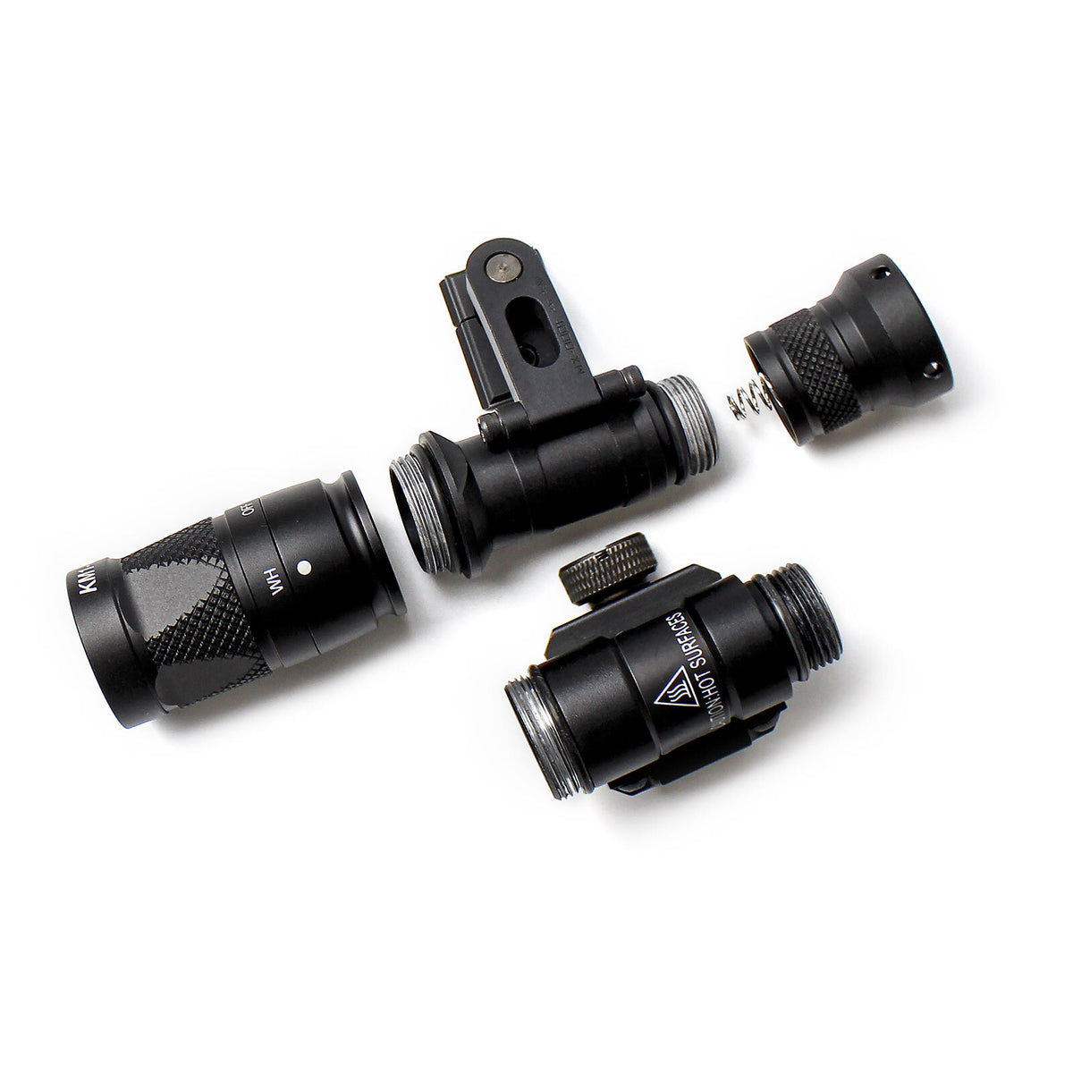 Tactical Helmet Light with IR Flashlight Mount for M300V – Aluminum, S/S MA-X Bracket