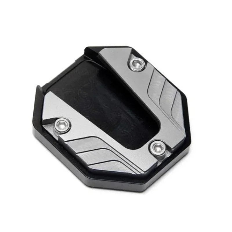 Motorcycle Kickstand Extender Support Pad - Stable Ground Parking Accessory