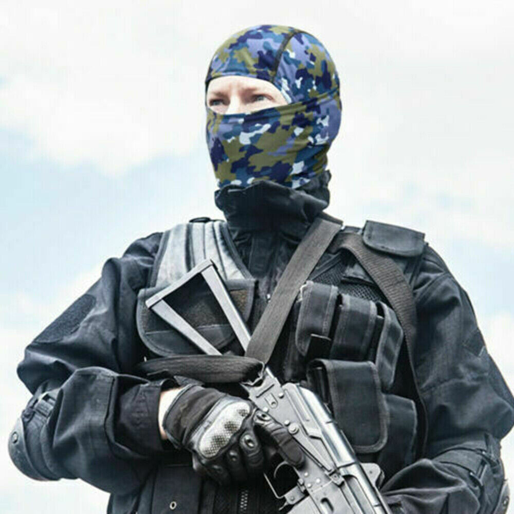 Full Face Tactical Mask UV Protection Military Balaclava for Outdoor Sports