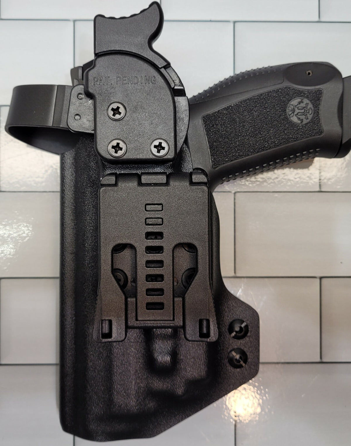 OWB Holster for Canik TP9SFT Speed-Lock Level II Retention with PL-Mini 2