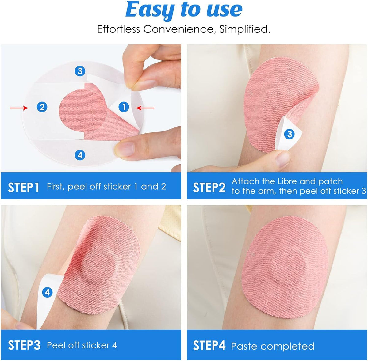 Waterproof Adhesive Sensor Patches for Freestyle Libre Glucose Monitors
