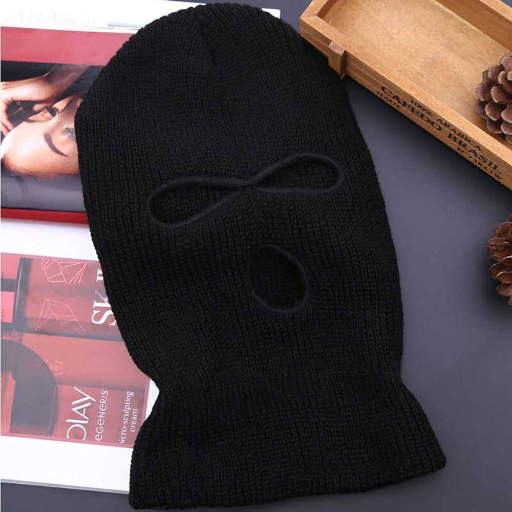 Full Face Ski Mask Winter Balaclava with 3 Holes for Snowboarding & Outdoor Sports