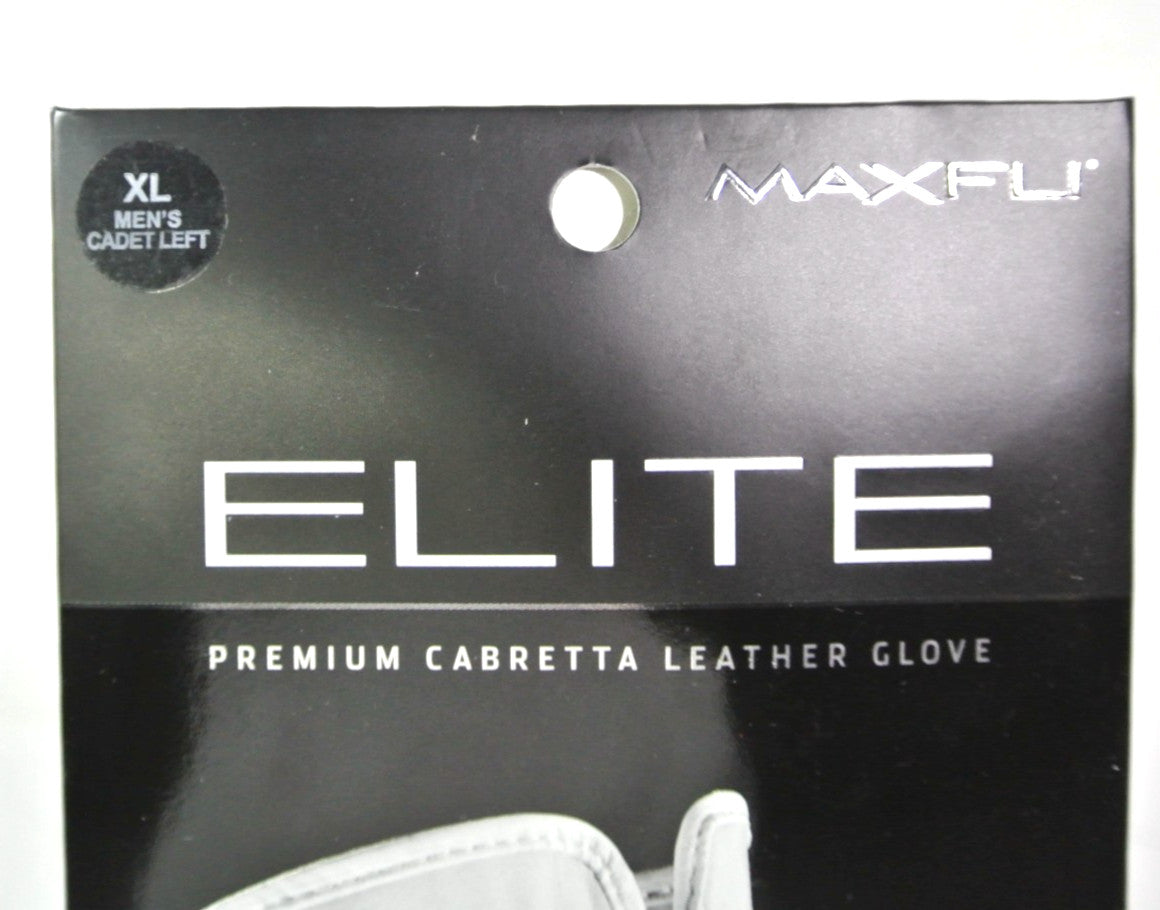 Golf Glove Men Left Hand Premium Leather Cadet Size XLarge
