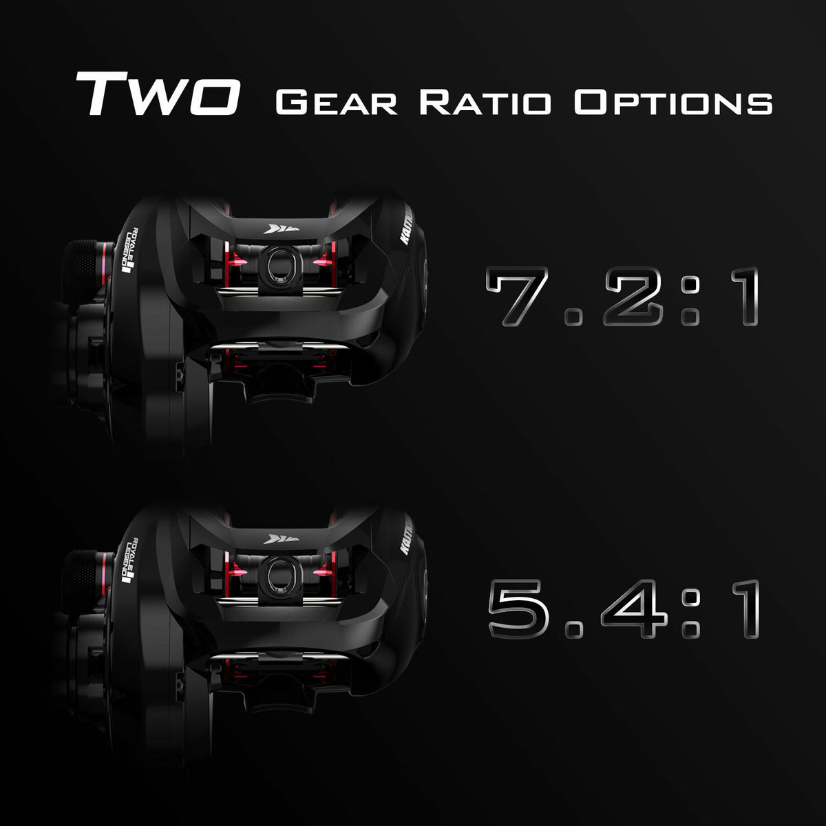 Baitcasting Reel with 17.6 lb Drag, Super Smooth Gear Ratios for Freshwater & Saltwater Fishing