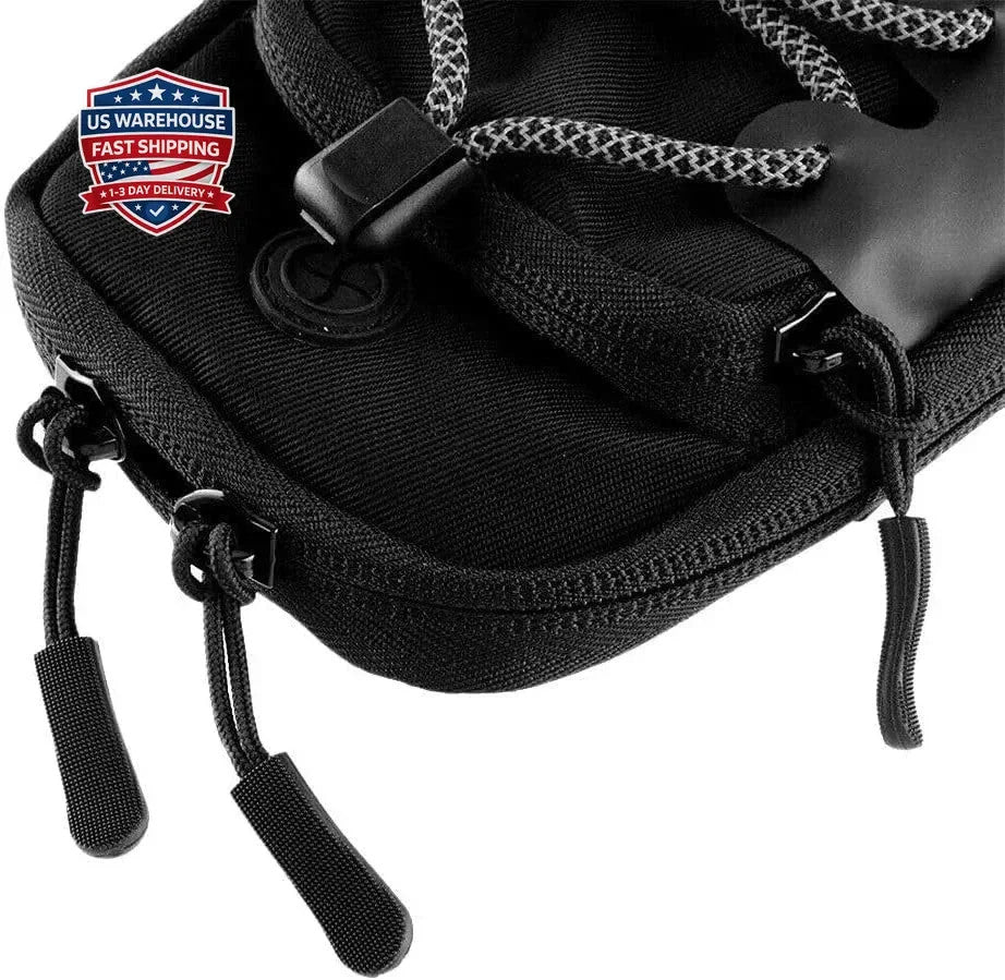Waterproof Motorcycle Handlebar Storage Bag with USB Charging Port