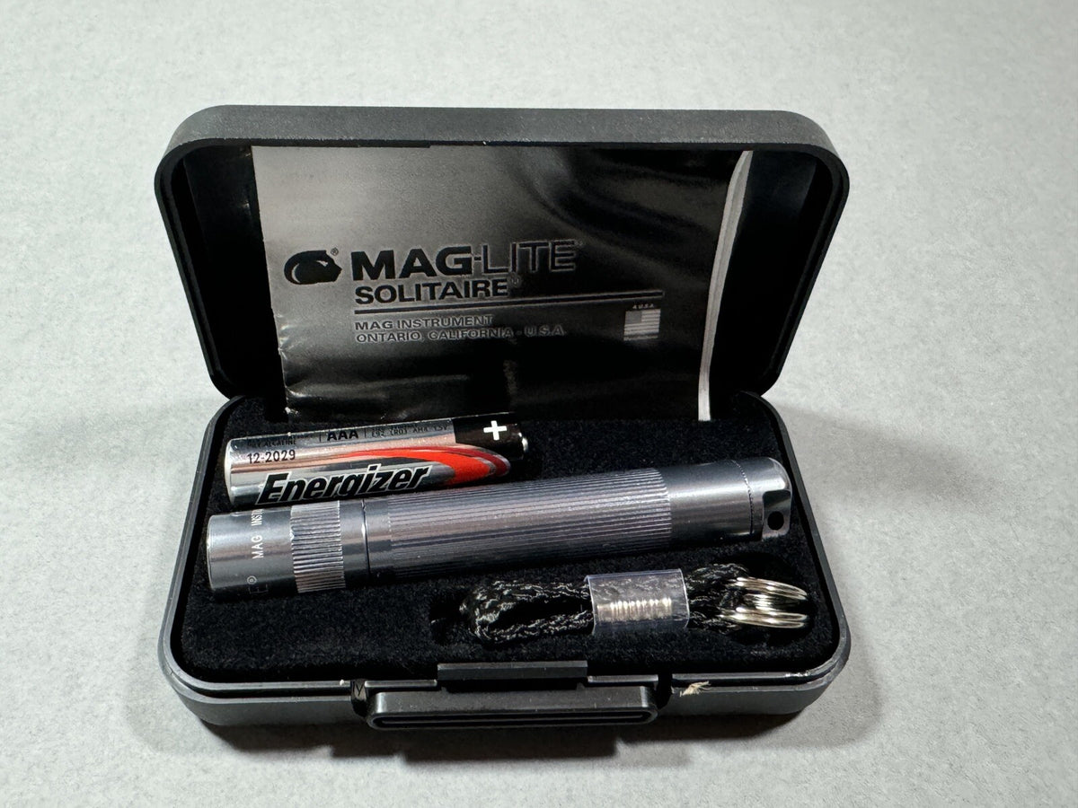 Mini Waterproof Impact Flashlight - LED, USA-Made, Keychain Size
