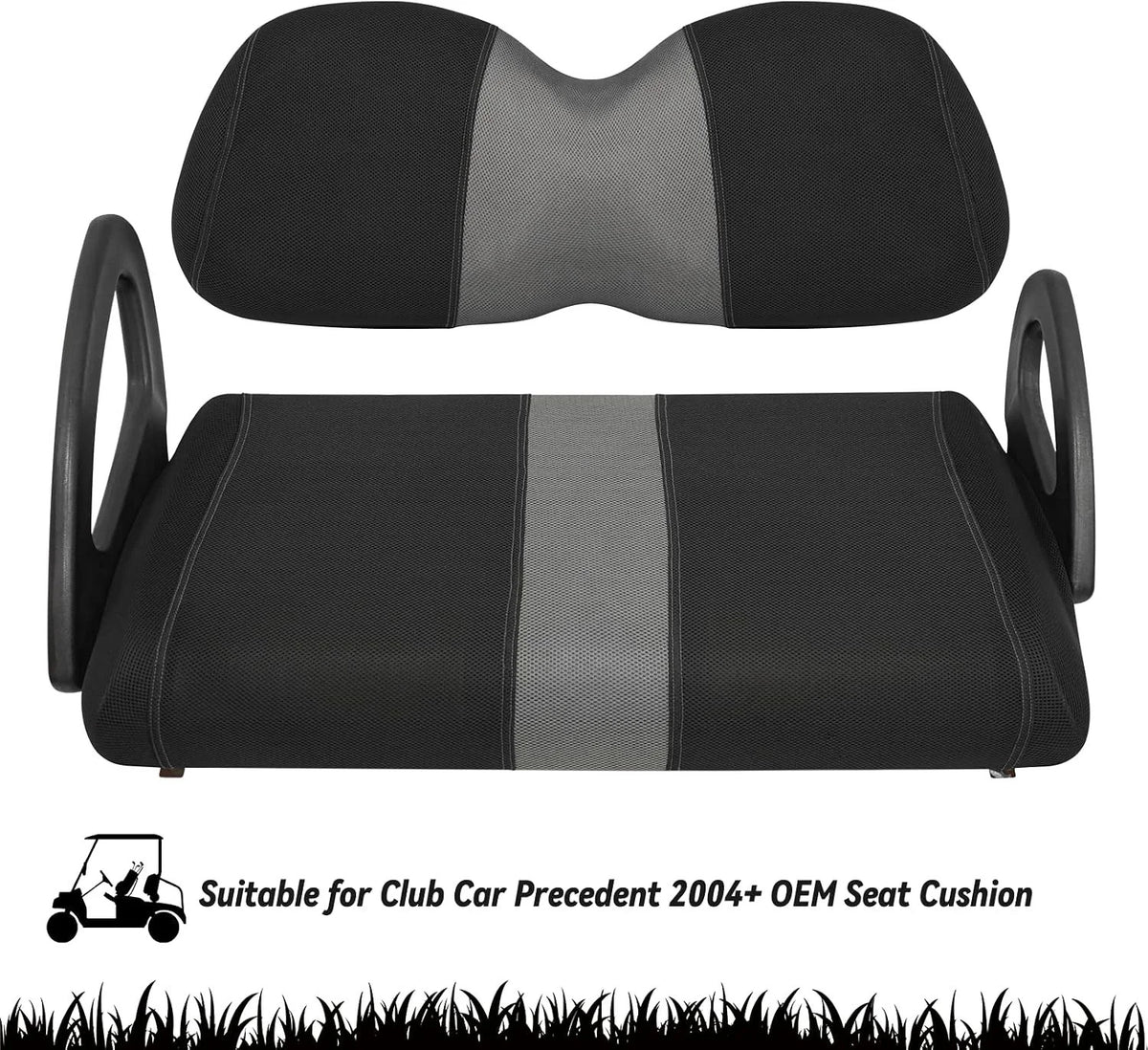 Golf Cart Front Seat Covers for Club Car Precedent 2004-Up - Durable Mesh Protection
